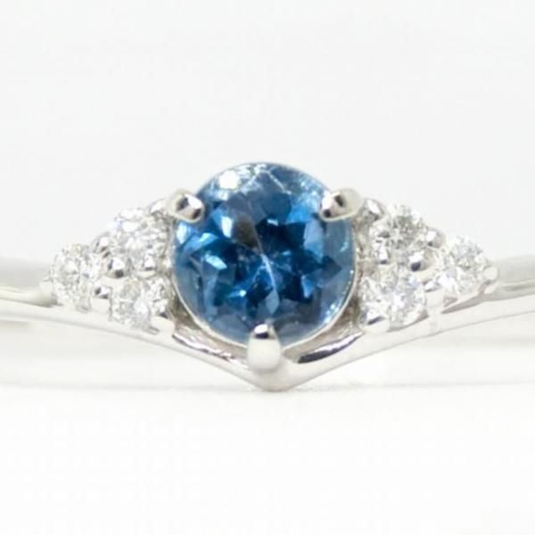 新作＞サンタマリアアクアマリン 3.4ct ダイヤモンド 0.3ct