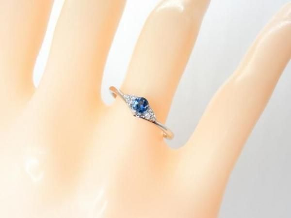 サンタマリアアクアマリン ダイヤモンドリング AQ 0.177ct D