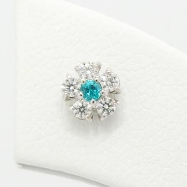 パライバトルマリン ダイヤモンドピアス PA 0.044ct D 0.14ct