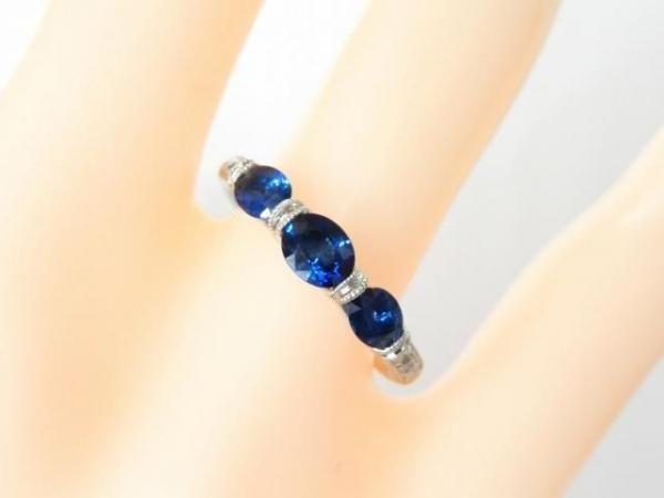 K18✨サファイア0.69ct✨シンプル✨リング✨13号✨デーリー使いOK✨ K18✨サファイア0.69ct✨シンプル✨リング✨13号✨デーリー使い