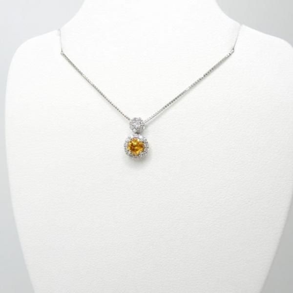 豪華‼️D1.435ct イエローダイヤ ネックレス ファンシーライト