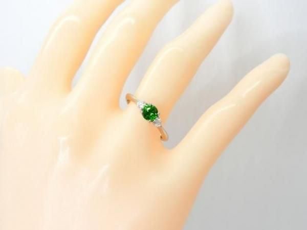 専用JE104★高級 デマントイドガーネット D pt950 ブレスレット 鑑付 デマントイドガーネット(マダガスカル産) K18/PTリング・ベル