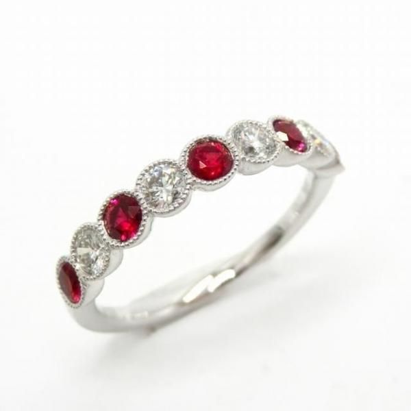 ԥ֥åɥ顼ӡ ߥǥ  R 0.49ct D 0.34ct K18WG BOUTIQUE LINE