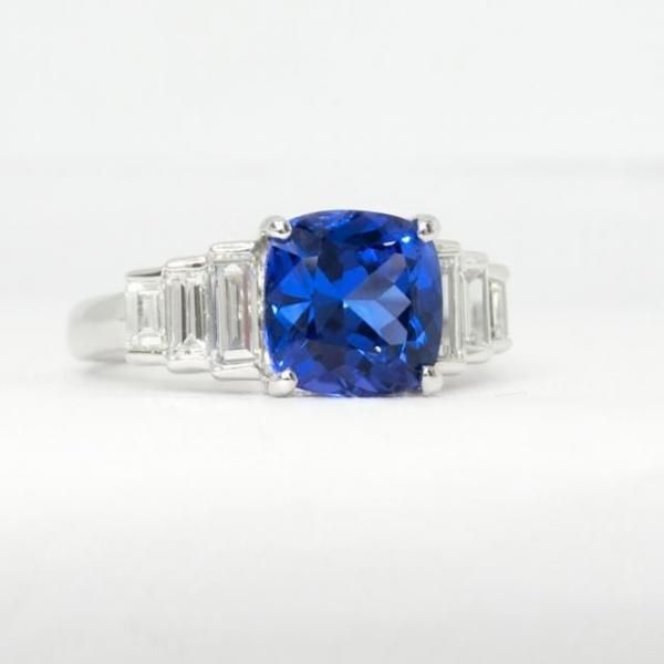タンザナイト　ダイヤモンド　リング　Pt950 11号 新品 タンザナイト ダイヤモンド リング 1.77ct Pt950 - メルカリ