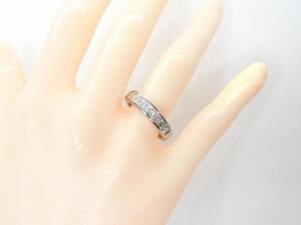 スクエアダイヤモンド ハーフエタニティリング 1.321ct Pt900