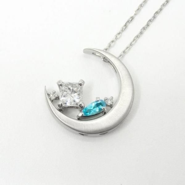 D顼 ץ󥻥åȥ ѥ饤Хȥޥ եͥå쥹 D 0.347ct D-VS1 0.01ct PA 0.07ct 45cm Pt900 и