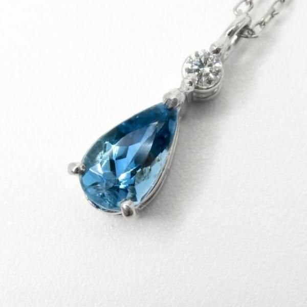 󥿥ޥꥢޥ ɥͥå쥹 AQ 0.34ct D 0.02ct 45cm Pt950 GGSJ̽