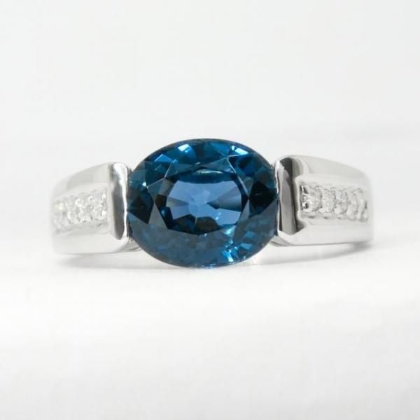 JG280★高級 ブルーダイヤモンド0.53ct pt950 リング JG280☆高級 ブルーダイヤモンド0.53ct pt950 リング