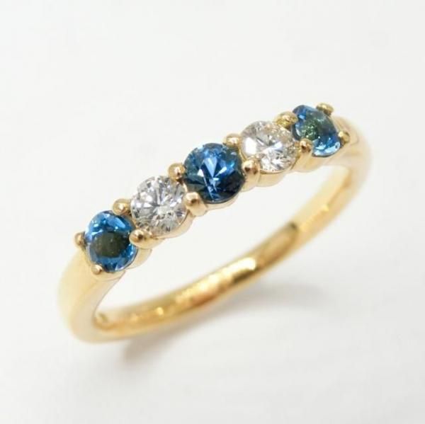 󥿥ޥꥢޥ ɥ AQ 0.323ct D 0.18ct K18YG GGSJ̽ 