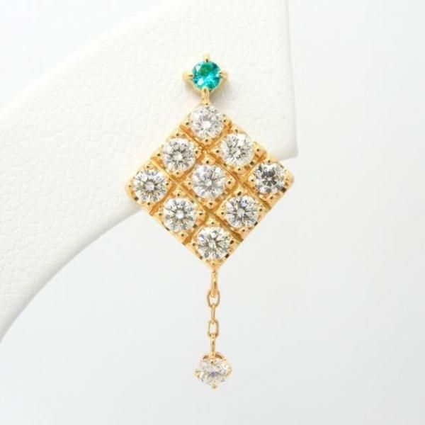 ダイヤモンド パライバトルマリンピアス D 1.00ct PA 0.033ct