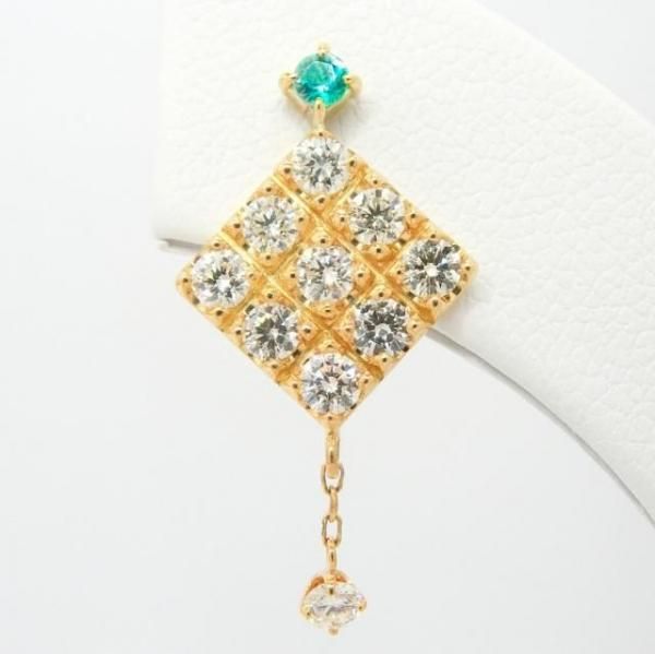 ダイヤモンド パライバトルマリンピアス D 1.00ct PA 0.033ct