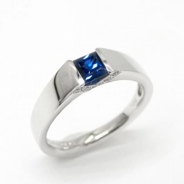 ץ󥻥åȥ֥롼ե ɥ SA 0.41ct D 0.05ct Pt950 и̽