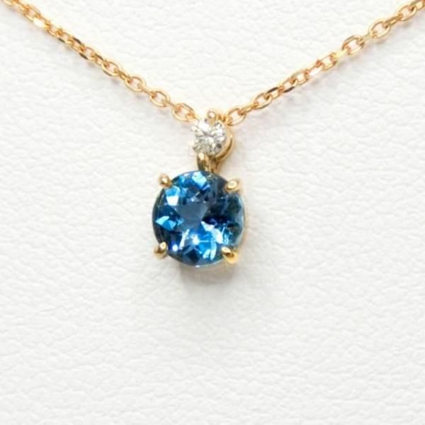 󥿥ޥꥢޥ ɥͥå쥹 AQ 0.403ct D 0.03ct 45cm K18YG GGSJ̽