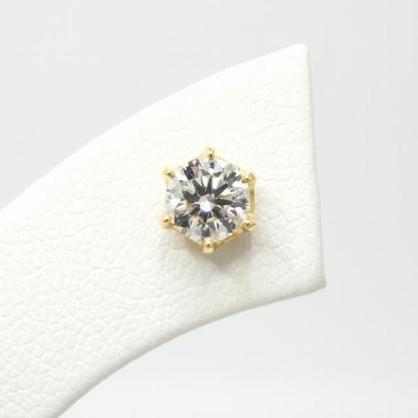 【22-42】ダイヤモンド　ピアス　D0.5ct ダイヤモンド K18ピアス(計0.46カラット/テーパーバケット/蝶