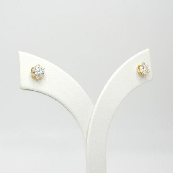 ダイヤモンドピアス D 0.409ct E-VS1-3EX 0.408ct F-VS2-3EX