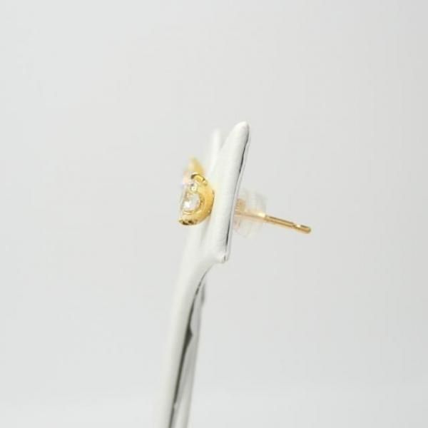 K18YG ダイヤモンド付 エメラルドピアス E:0.54ct D:0.12ct K18YG ダイヤモンド付 エメラルドピアス E:0.54ct D:0.12ct