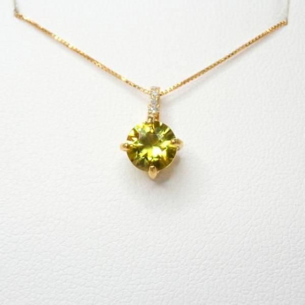 銀座ベルエトワール 天然石　スフェーンネックレス 鑑別書付き 銀座ベルエトワール 天然石 スフェーンネックレス 鑑別書付き