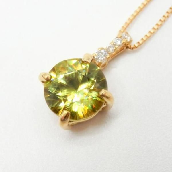 ե ɥͥå쥹 SP 1.21ct D 0.03ct 45cm K18YG JGGC̽