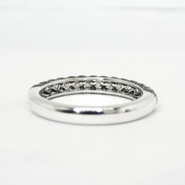 ダイヤモンド ブラックダイヤモンドハーフエタニティリング D 0.54ct