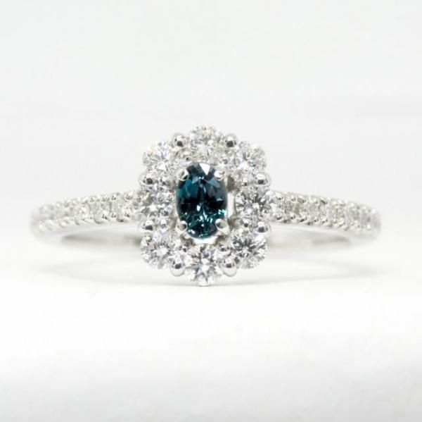 アレキサンドライト　ダイヤモンド　リング ブラジル産アレキサンドライト ダイヤモンドリング AX 0.237ct D