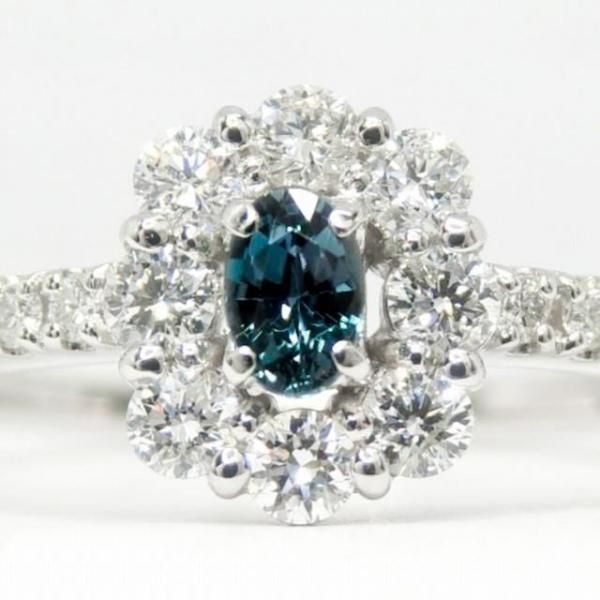 アレキサンドライトダイヤモンドリング ブラジル産アレキサンドライト ダイヤモンドリング AX 0.42ct D