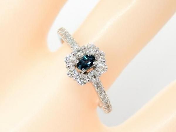 アレキサンドライト ダイヤモンドリング AX 0.12ct D 0.33ct