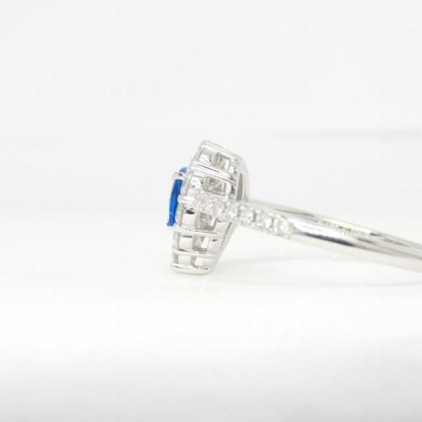 ペアシェイプアウイナイト ダイヤモンドリング HA 0.145ct D