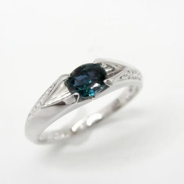 ブラジル産アレキサンドライト ダイヤモンドリング AX 0.41ct D