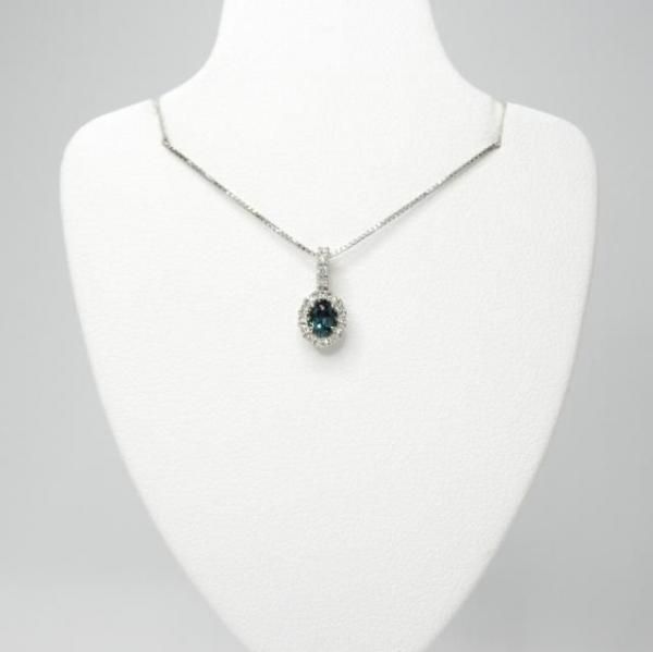 アレキサンドライト ダイヤモンドネックレス AX 0.21ct D 0.10ct 45cm