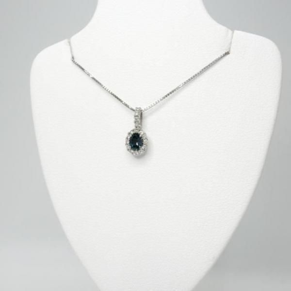 アレキサンドライト ダイヤモンドネックレス AX 0.21ct D 0.10ct 45cm