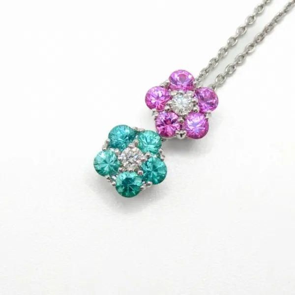 <img class='new_mark_img1' src='https://img.shop-pro.jp/img/new/icons20.gif' style='border:none;display:inline;margin:0px;padding:0px;width:auto;' />֥饸뻺ѥ饤Хȥޥ ѡץ륵ե եեͥå쥹 PA 0.23ct SA 0.32ct D 0.05ct 45cm Pt900 вʳإǥߡ̽