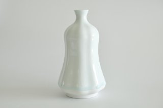 竜山窯　青白磁 一輪挿し / Blue porcelain vase