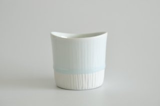 竜山窯　青白磁小付 / Blue porcelain small ball