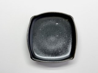 븫ҡػƦ / Black glaze small platte (Mamezara)