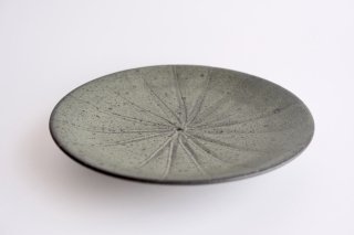 븫ҡŴϡջ / Iron glaze lotus leaf plate