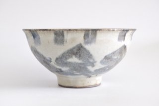 小代焼一先窯　緑釉　碗（大） A / Shodaiware  green glaze bowl (large) A