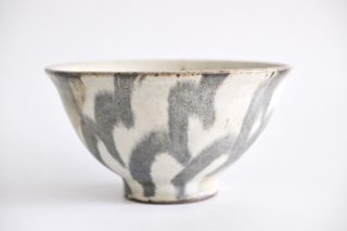 小代焼一先窯　緑釉 碗（大） B / Shodaiware bowl green glaze (large) B