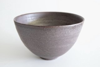 御船窯　焼〆黒深鉢 / Yakishime black deep bowl