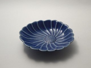 ҡƲֻʾ˥ / Porcelain mini flower plate (blue)