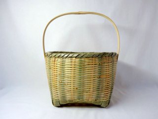 桑原竹細工店　野菜カゴ/ Large bamboo basket