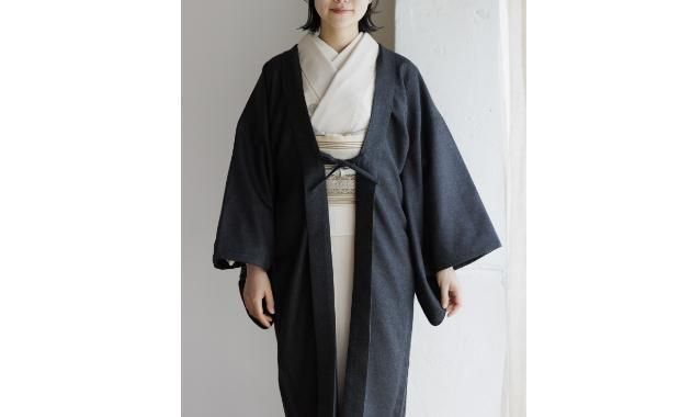 おとづき商店×七緒」シンプルウール羽織 - こまものや七緒