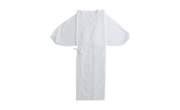 [定休日以外毎日出荷中] たかはしきもの工房」白衣みたいな割烹着 - こまものや七緒 エプロン・三角巾
