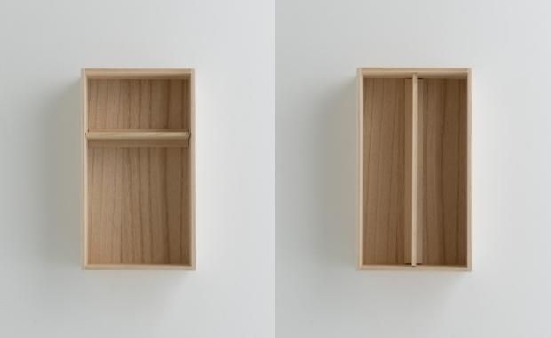 桐の仕切り付き　収納棚 楽天市場】【2個ｾｯﾄ】 キューブボックスα NEW 縦横仕切り