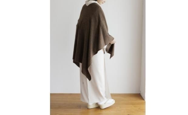 ポンチョコート　ウールアルパカ素材 11009M5B0244202001?$VS_1500$