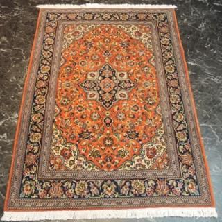 ペルシャ絨毯 Sサイズ(150cm×107cm) クム産 3199