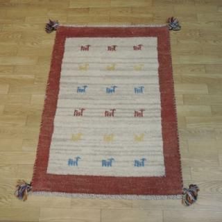 ギャッベ 玄関マットサイズ (88cm×58cm) 720