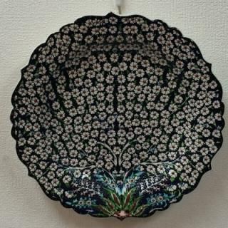 <img class='new_mark_img1' src='https://img.shop-pro.jp/img/new/icons50.gif' style='border:none;display:inline;margin:0px;padding:0px;width:auto;' />キュタフヤ陶器絵皿 ( LL スモールフラワー 01 )