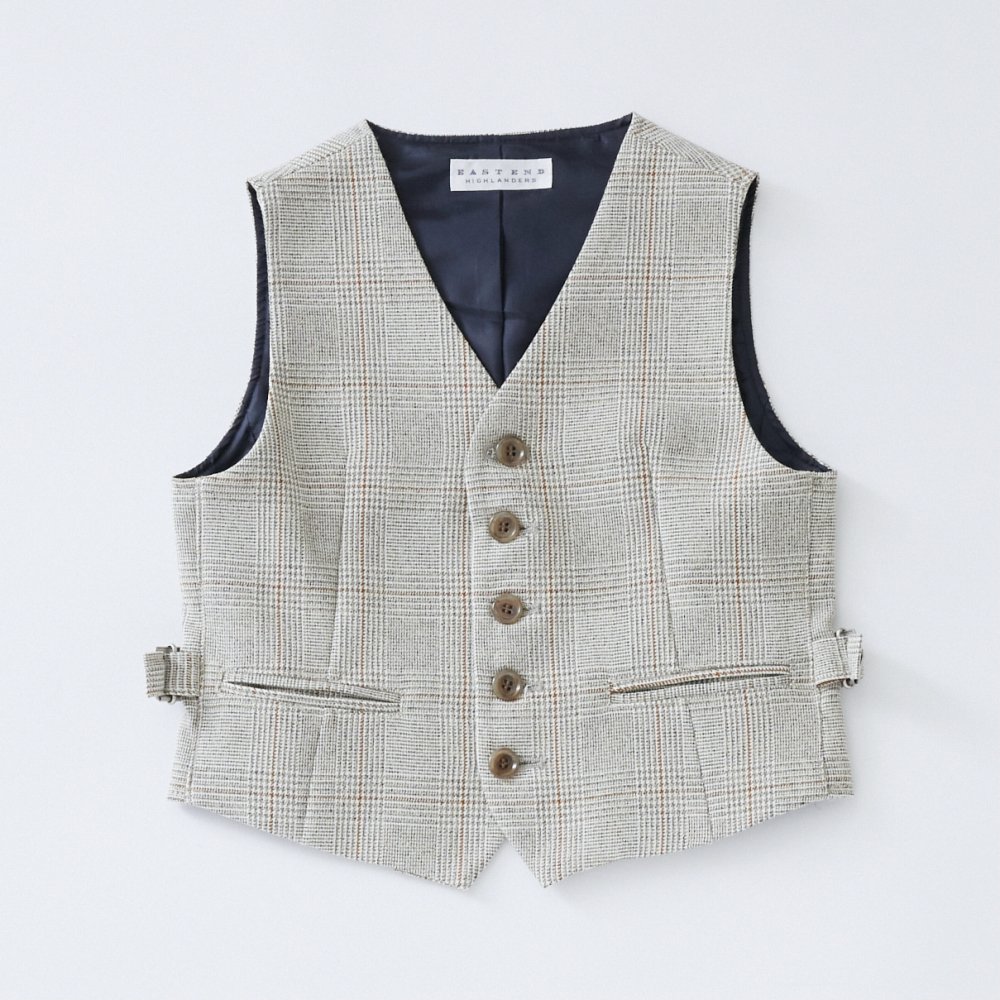 <img class='new_mark_img1' src='https://img.shop-pro.jp/img/new/icons20.gif' style='border:none;display:inline;margin:0px;padding:0px;width:auto;' />dress vest - beige plaid - 40%off