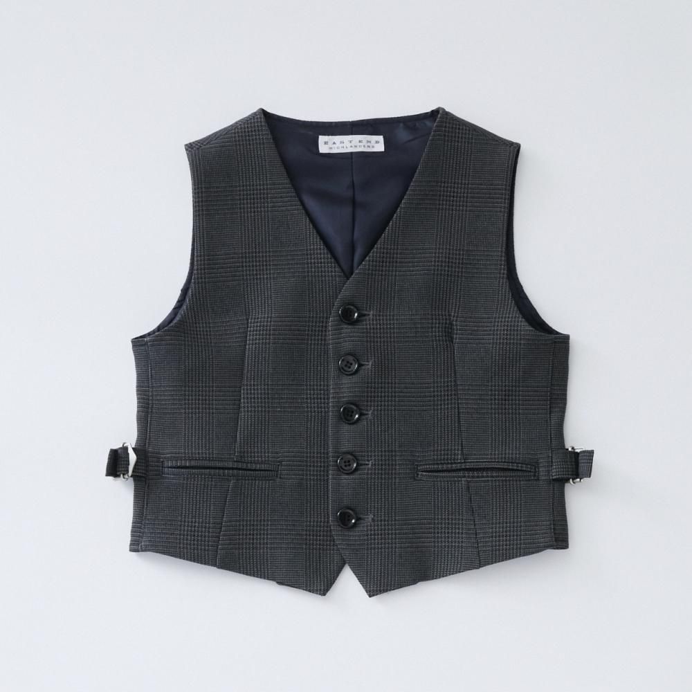 <img class='new_mark_img1' src='https://img.shop-pro.jp/img/new/icons20.gif' style='border:none;display:inline;margin:0px;padding:0px;width:auto;' />dress vest - navy plaid - 50%off