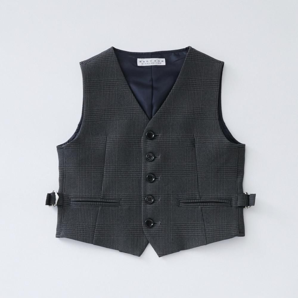 <img class='new_mark_img1' src='https://img.shop-pro.jp/img/new/icons20.gif' style='border:none;display:inline;margin:0px;padding:0px;width:auto;' />dress vest - navy plaid - 40%off